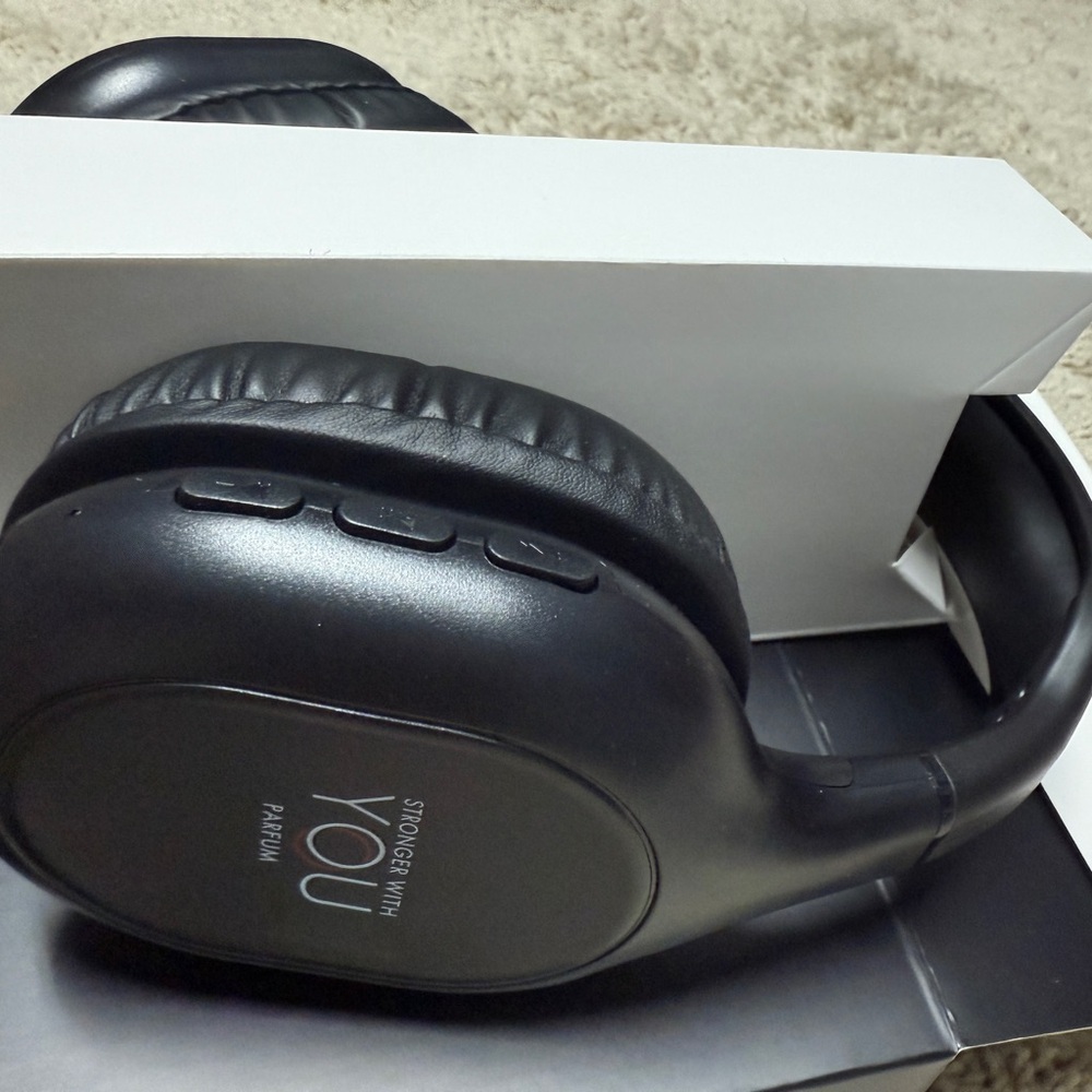 Emporio Armani Black Over-Ear Headphones